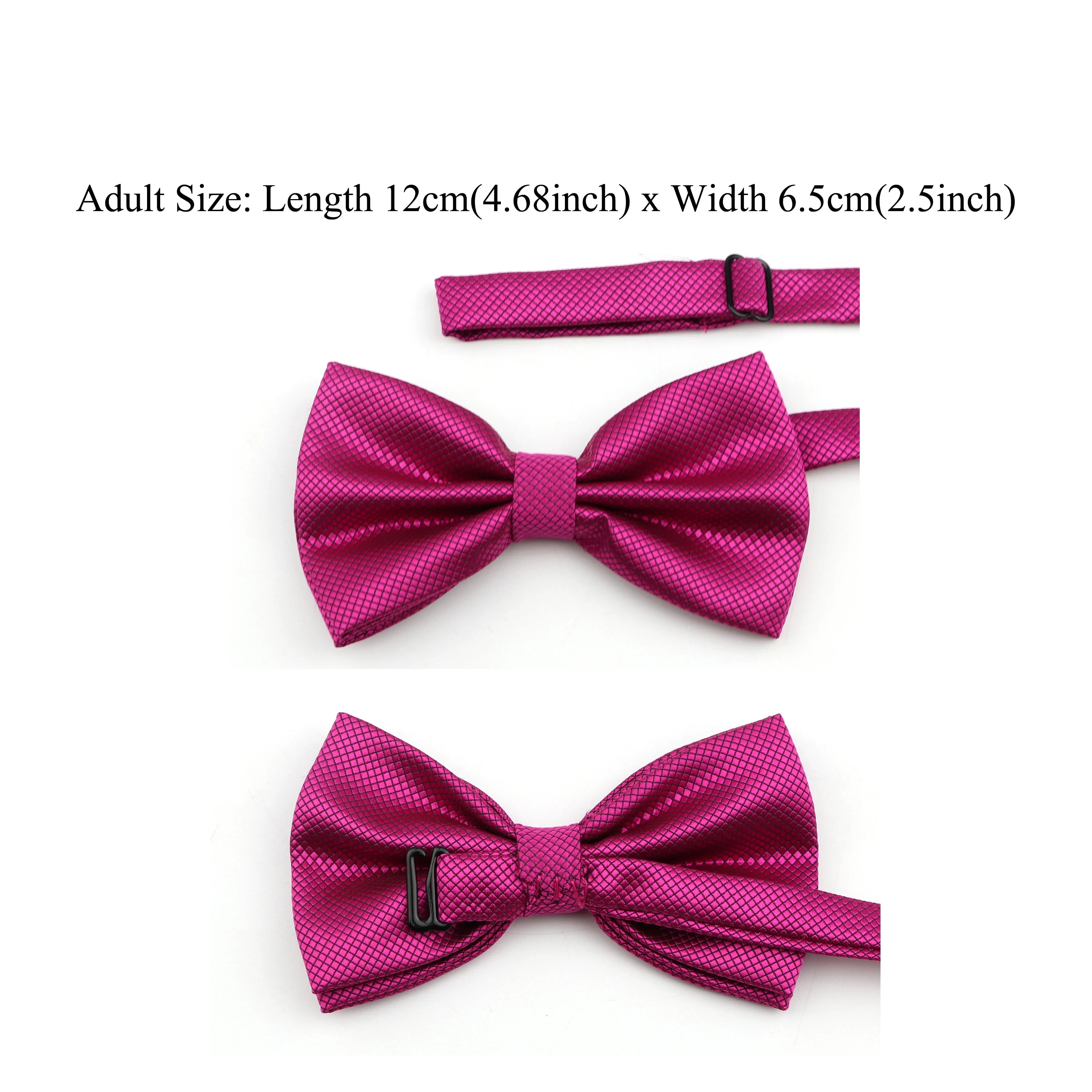 Solid Color Polyester Tie Bowtie Handkerchief Cufflinks Set Men Fashion Butterfly Wedding Necktie Without Box Novelty Ties Gift