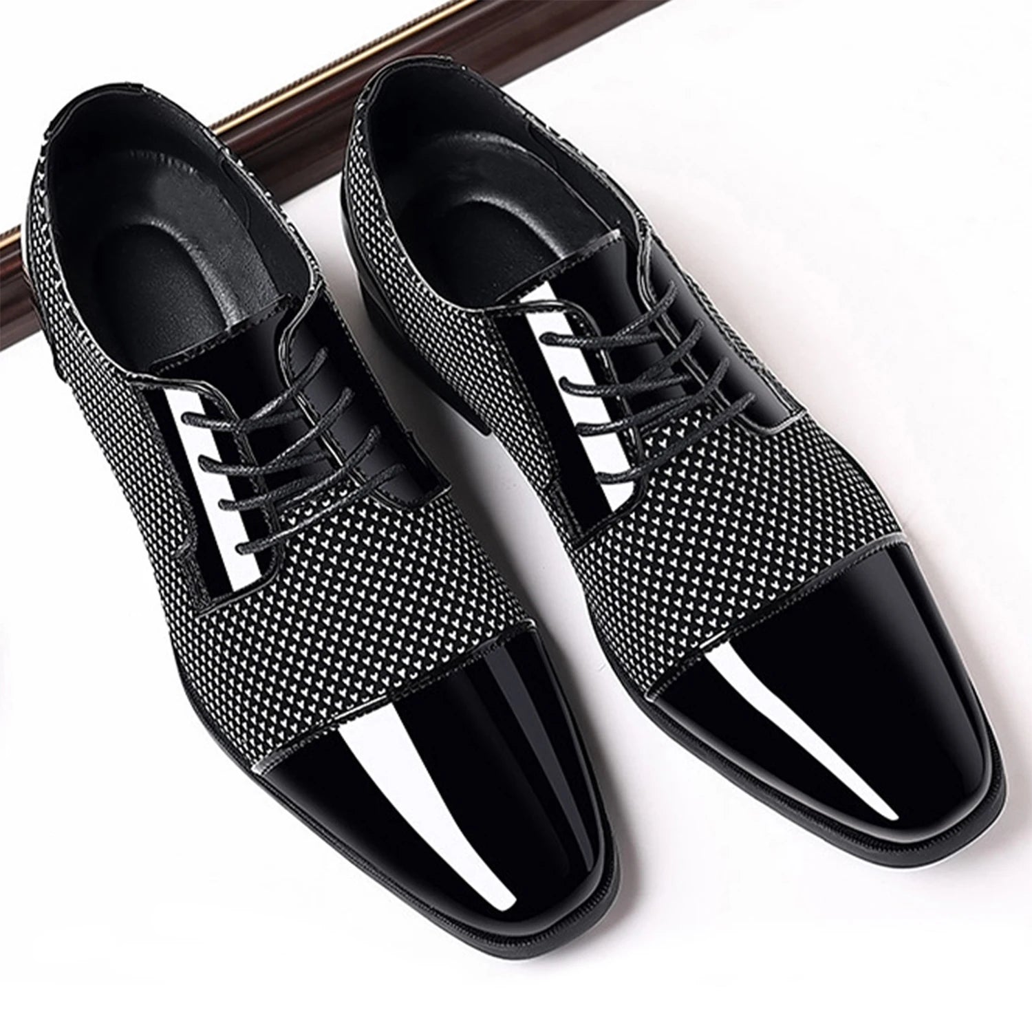 Men's Dress Shoes Modern Casual Shoes Business Formal low top lace up shoes