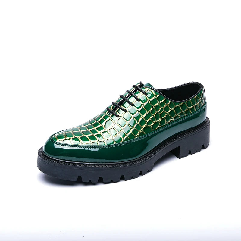 New Men Casual Leather Shoes All-match Wedding Oxford Shoes Fashion Business Shoes Soft Sole Business Footwear Leisure Walk Man
