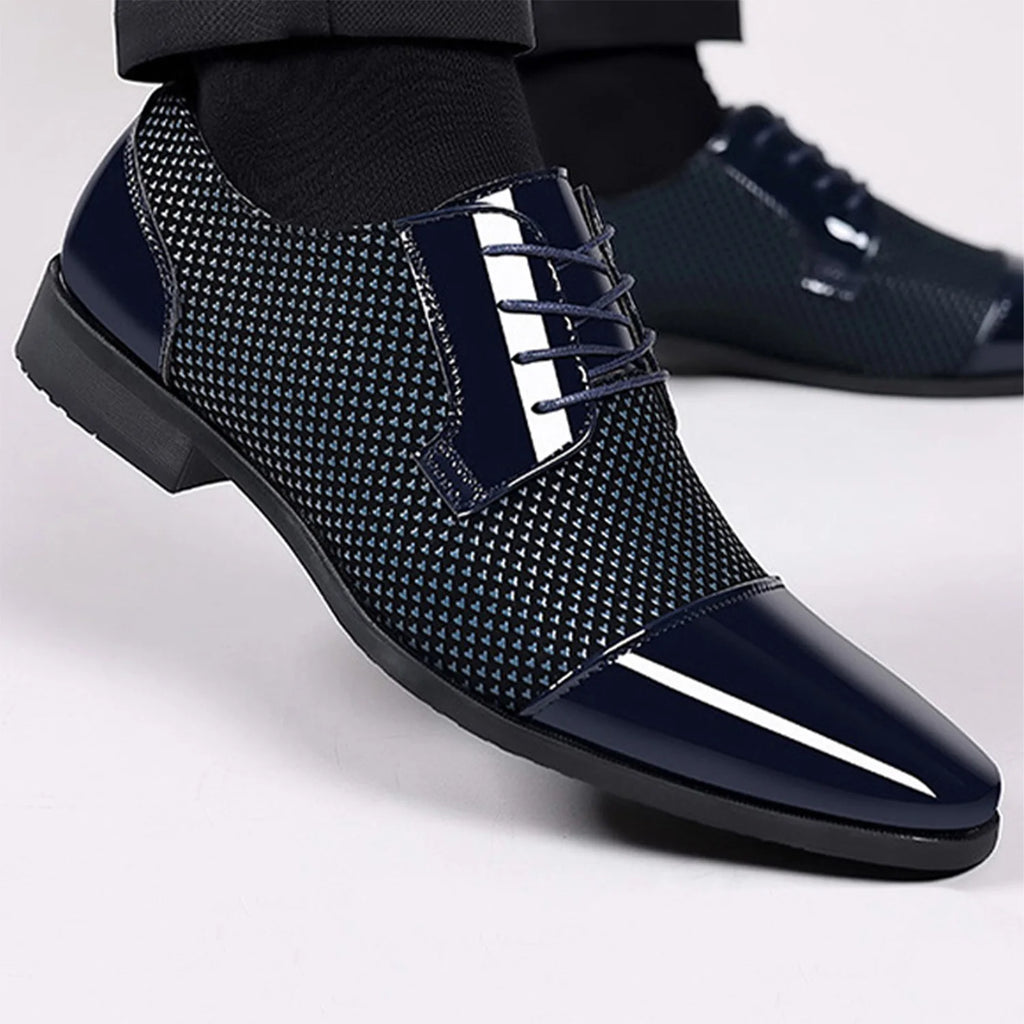 Men's Dress Shoes Modern Casual Shoes Business Formal low top lace up shoes