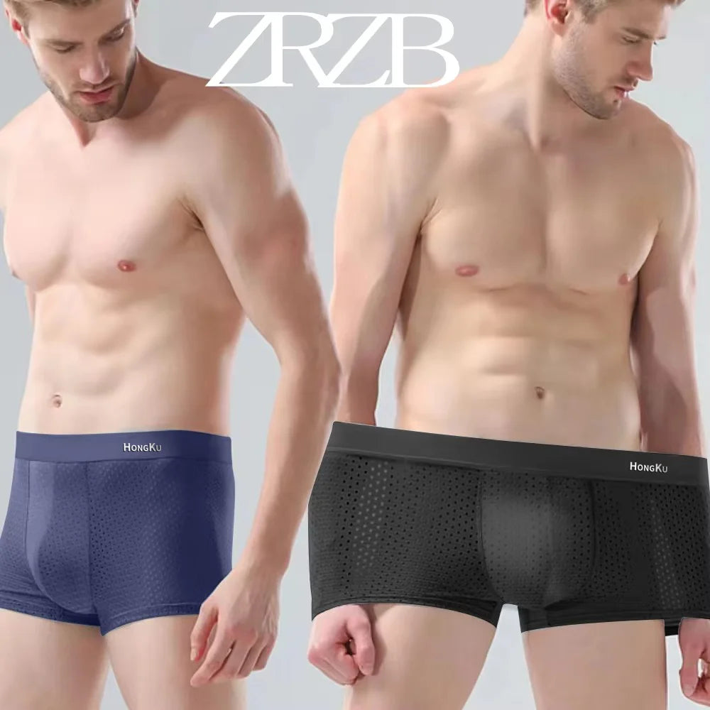 Men's Panties Men Underwear Boxershorts Men Boxer Men Ropa Interior Hombre Calzoncillos Breathable Hombre Hole Large Size