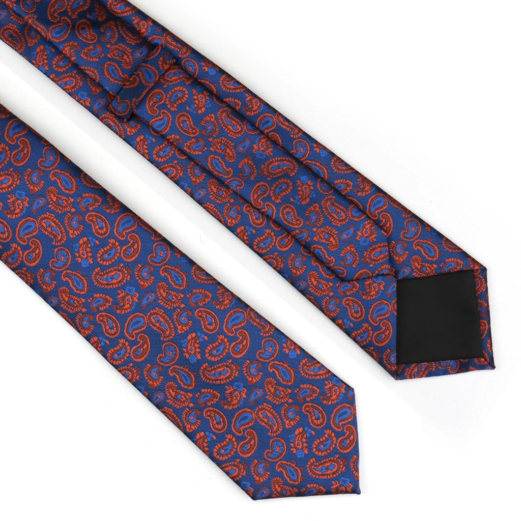 Tie Pocket Square For Men Business Set Necktie Handkerchief Set Jacquard Woven Floral Fashion Paisley Groom Groomsman Gifts