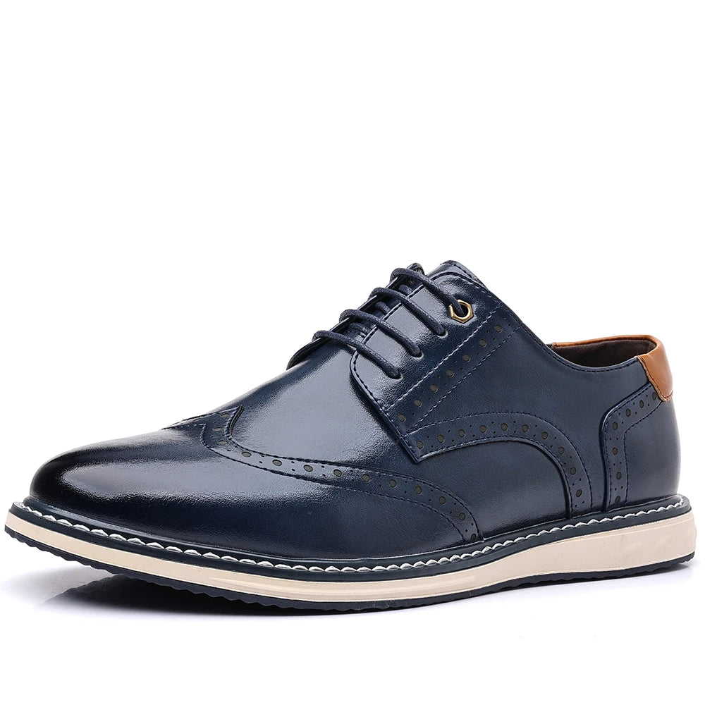 Fashion Men Casual Business Shoes Elegantes Man Formal Dress Footwear Classic Simple Business Shoes Outdoor Derby Shoes Sneakers