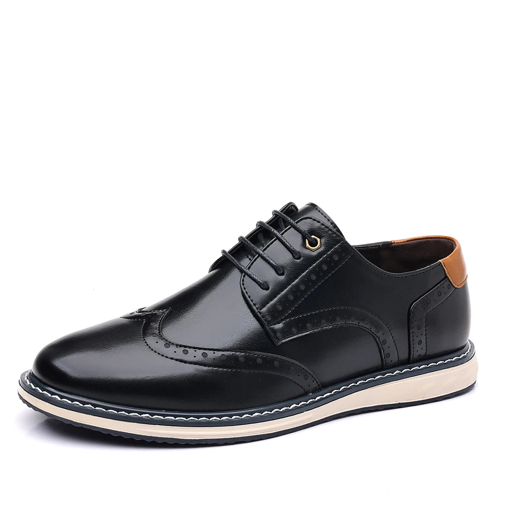 Fashion Men Casual Business Shoes Elegantes Man Formal Dress Footwear Classic Simple Business Shoes Outdoor Derby Shoes Sneakers