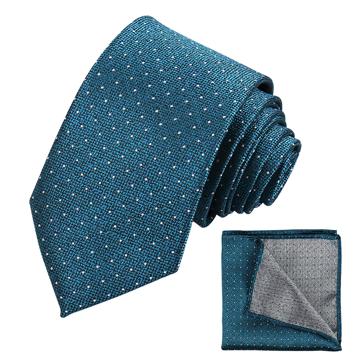Tie Pocket Square For Men Business Set Necktie Handkerchief Set Jacquard Woven Floral Fashion Paisley Groom Groomsman Gifts
