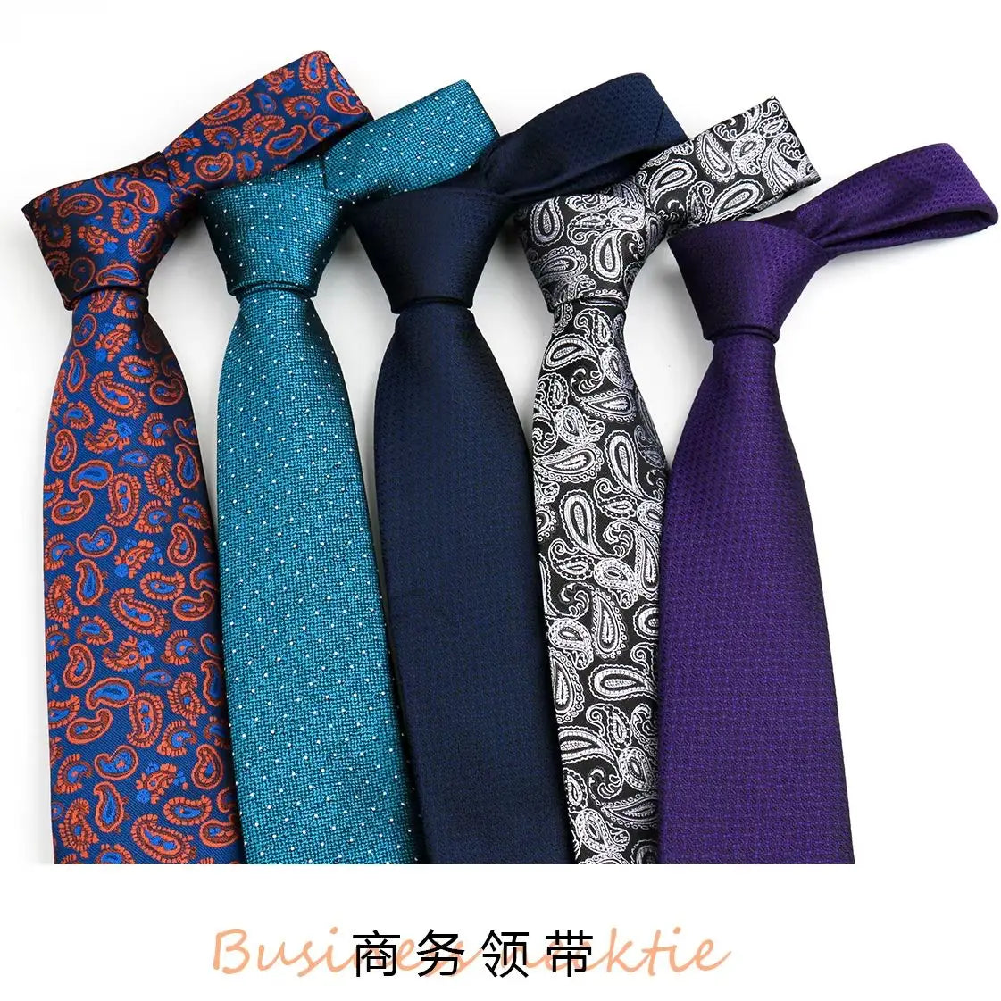 Tie Pocket Square For Men Business Set Necktie Handkerchief Set Jacquard Woven Floral Fashion Paisley Groom Groomsman Gifts