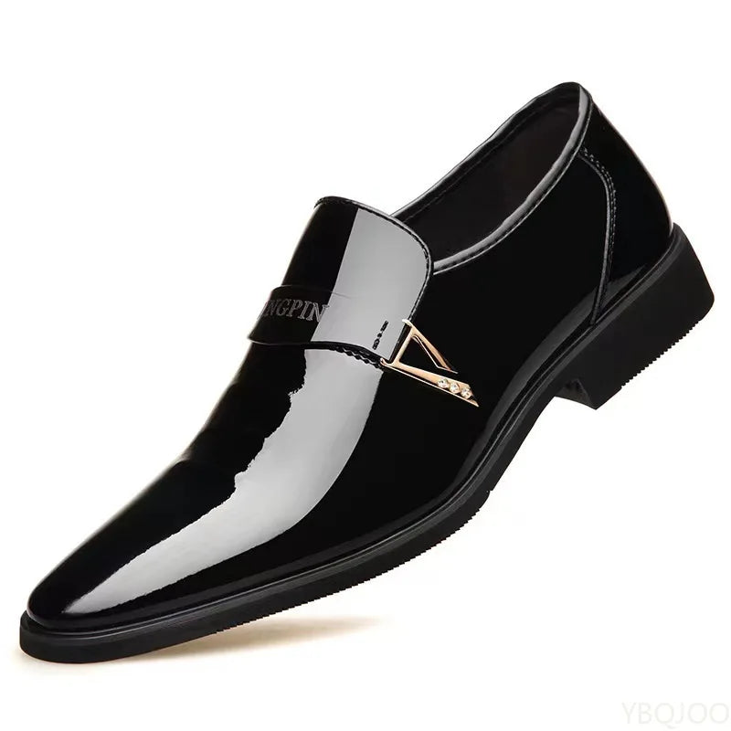 Fashionable versatile new spring autumn men's business formal wear casual comfortable men's shoes elegant thick soled shoes