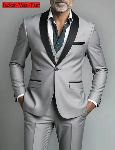 A Refined & Timeless Suit for Your Most Elegant Moments