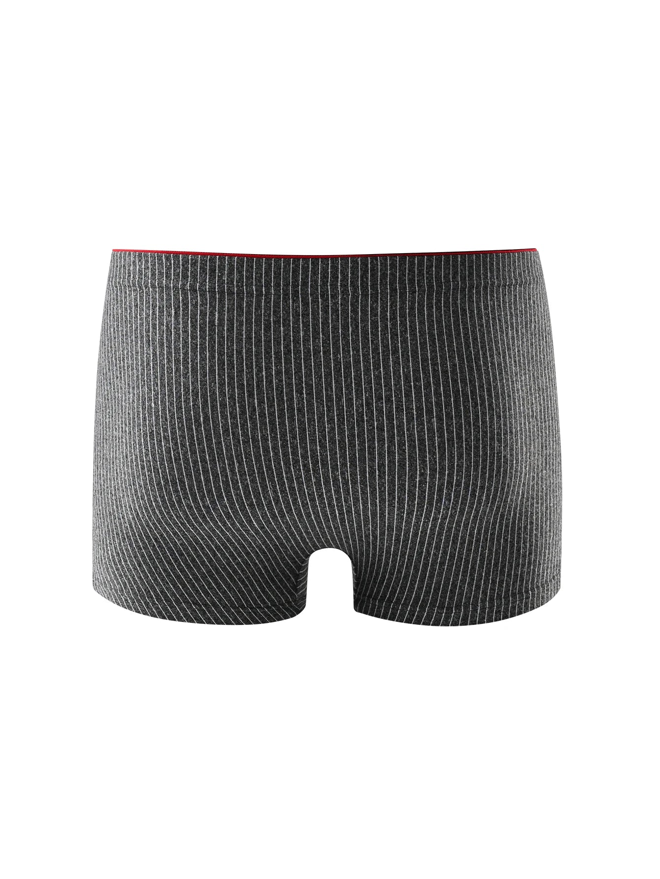 4 pieces of men's boxer underwear Soft, breathable and comfortable men's briefs Striped trendy personality casual loose boxers