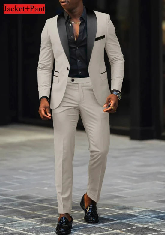A Refined & Timeless Suit for Your Most Elegant Moments