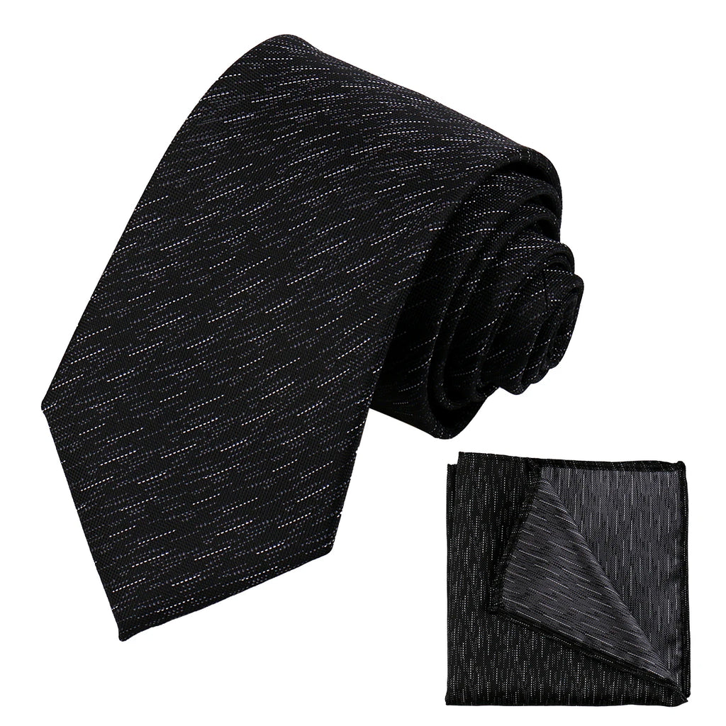 Tie Pocket Square For Men Business Set Necktie Handkerchief Set Jacquard Woven Floral Fashion Paisley Groom Groomsman Gifts