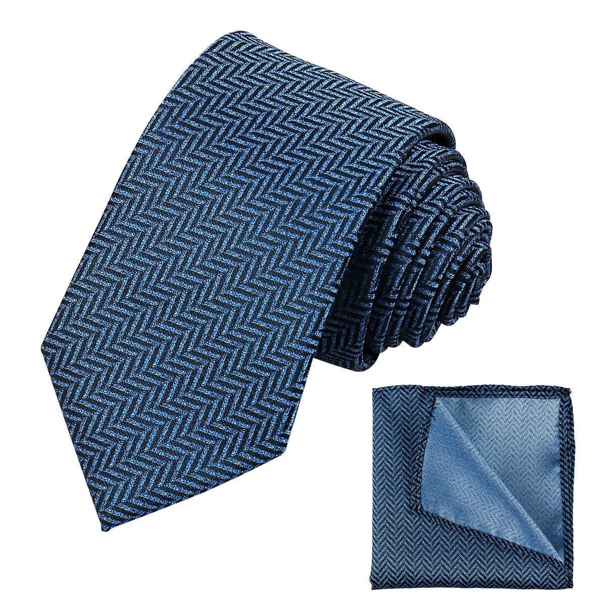 Tie Pocket Square For Men Business Set Necktie Handkerchief Set Jacquard Woven Floral Fashion Paisley Groom Groomsman Gifts