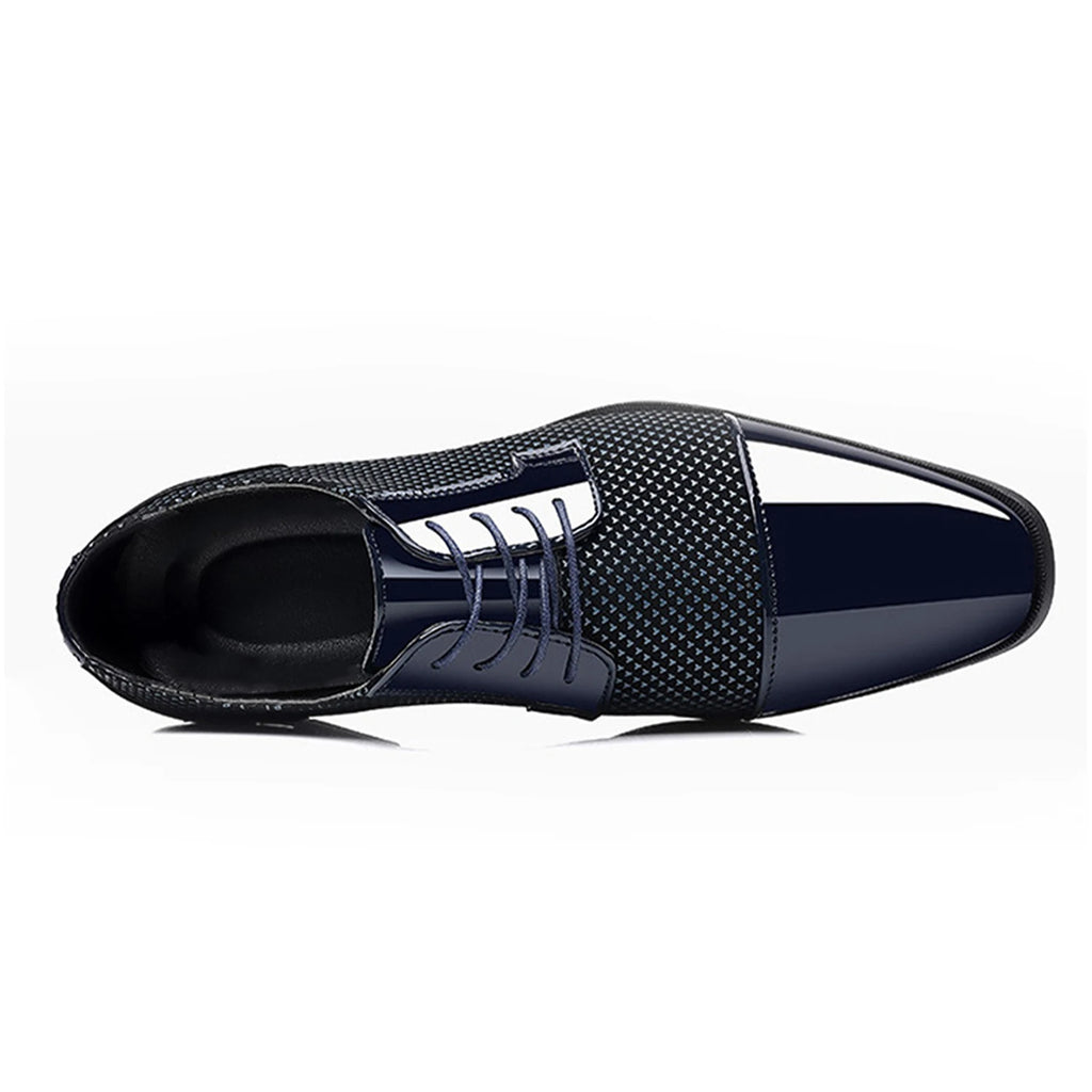 Men's Dress Shoes Modern Casual Shoes Business Formal low top lace up shoes
